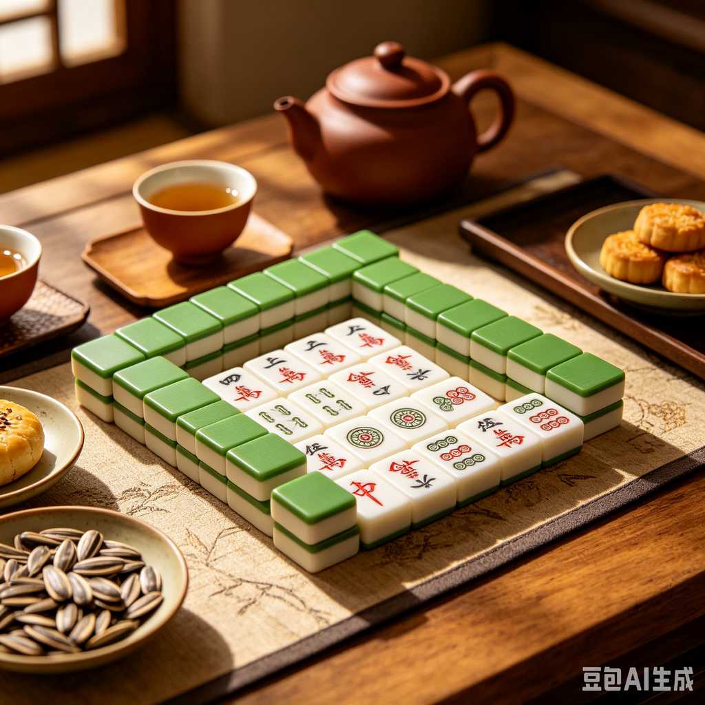 compact mahjong set for small home